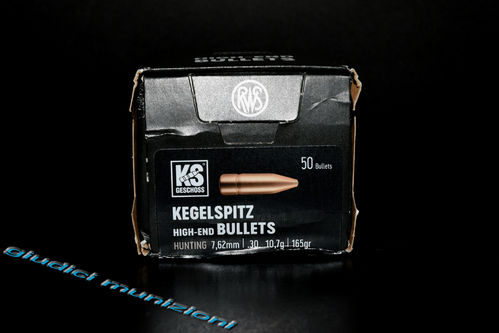 RWS Kegelspitz Cal. 7,62 / .308" 165gr