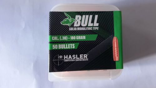 HASLER BULL  30 Cal .308" 180 gr.